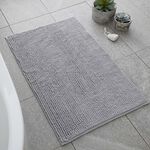 CATHERINE LANSFIELD SILVER BOBBLE 50x80cm Bath Mat