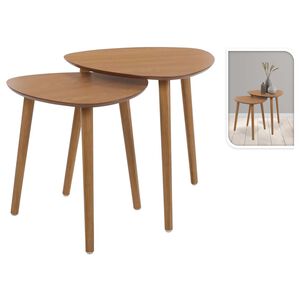 Natural Side Tables Set of 2