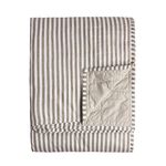 YARD HEBDEN STRIPE MOLE/STONE 150x200cm Bedspread 