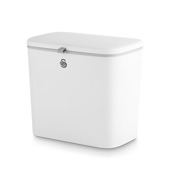 Swan 7L Compost Bin White