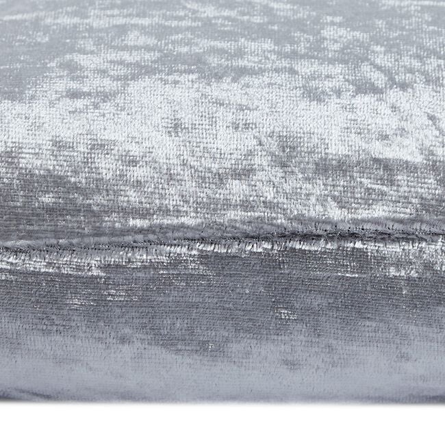 Velvet Crush Cushion Cover 2 Pack 45x45cm - Silver