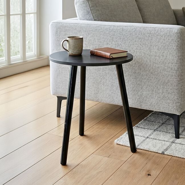 Black Side Table