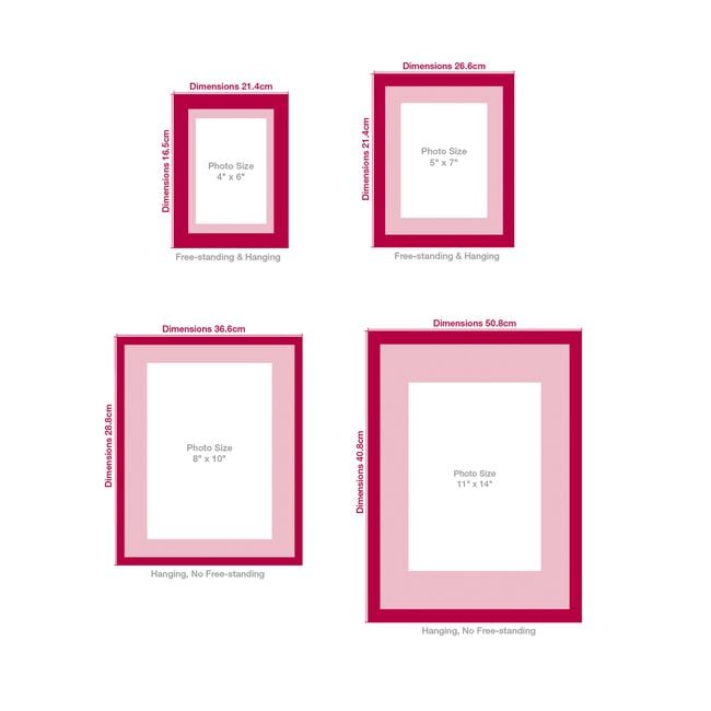 GALLERY EDGE 4x6 SILVER Photo Frame