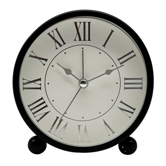 TABLE ALARM CLOCK Black 11cm