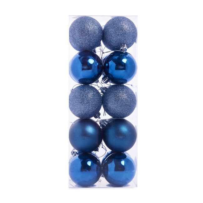 20PACK IMPERIAL BLUE Bauble Set