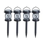 Aveyron Solar Garden Post Lights Set of 4