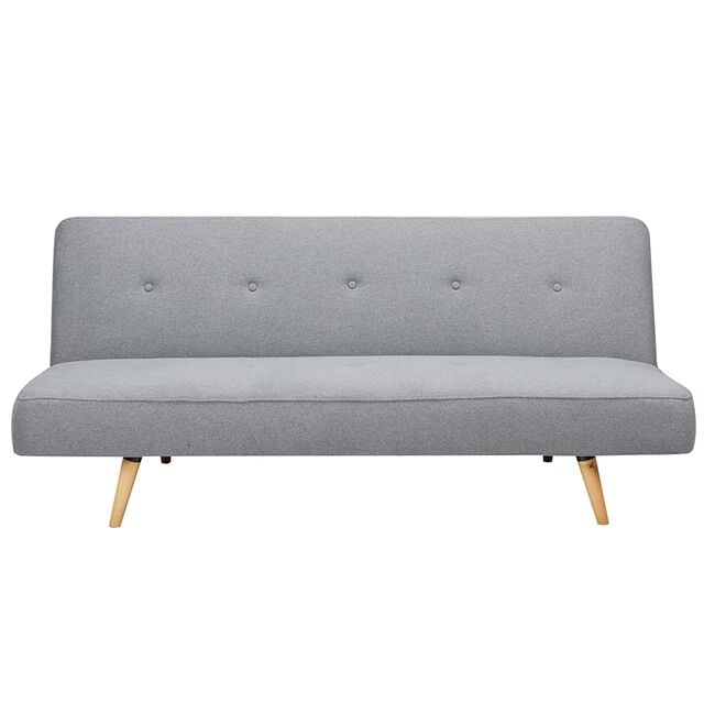 Maya Light Grey Convertible 180cm x 108cm Sofa Bed