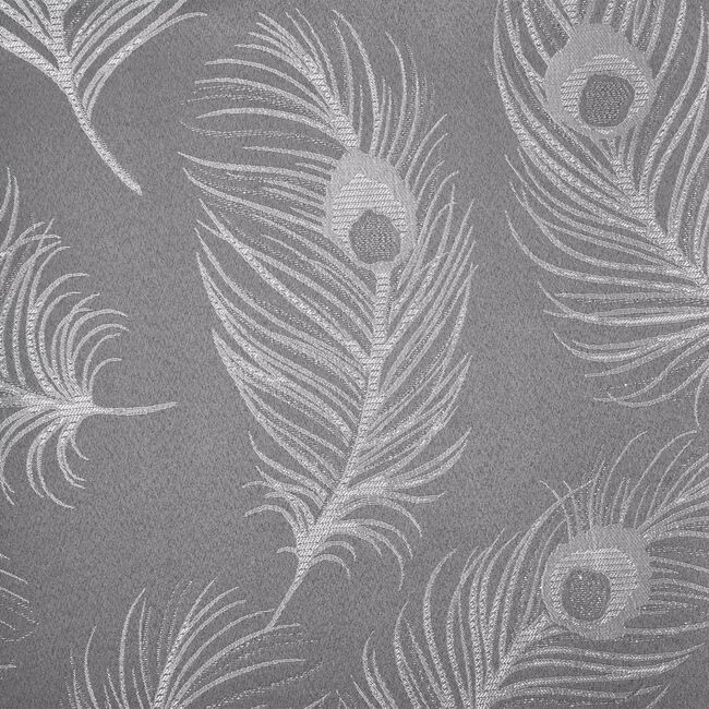 Feather Silver Cushion 43cm x 43cm