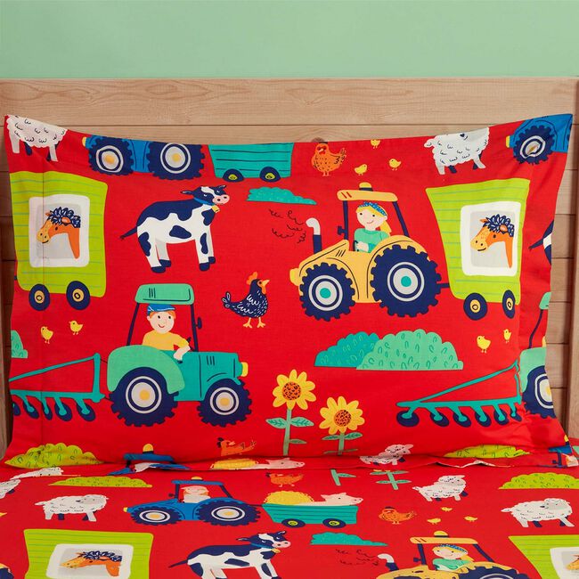 Sunny Daze Farm Oxford Pillowcase Pair
