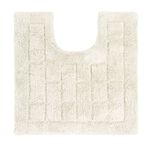COTTON BRICK CREAM 50x50 Pedestal Mat