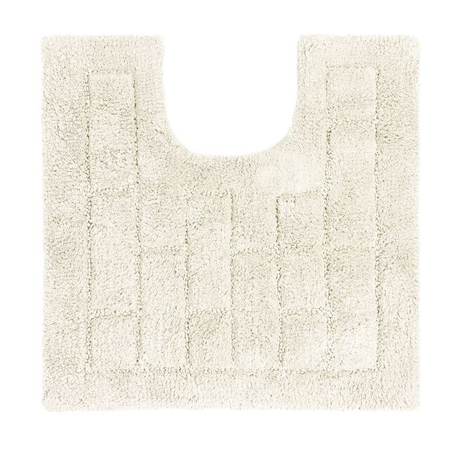 COTTON BRICK CREAM 50x50 Pedestal Mat