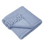 DRIFT HOME HAYDEN 100% RECYCLED COTTON  BLUE 200x200cm Throw