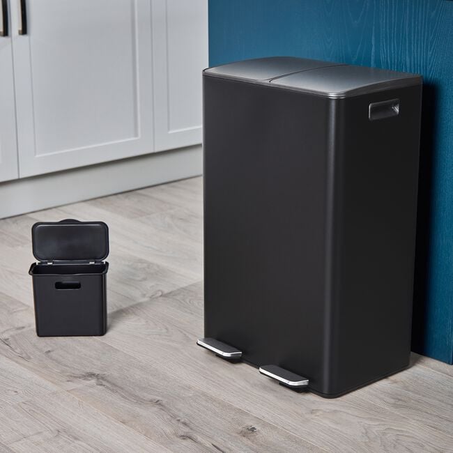 60L RECYCLING BIN Dark Grey