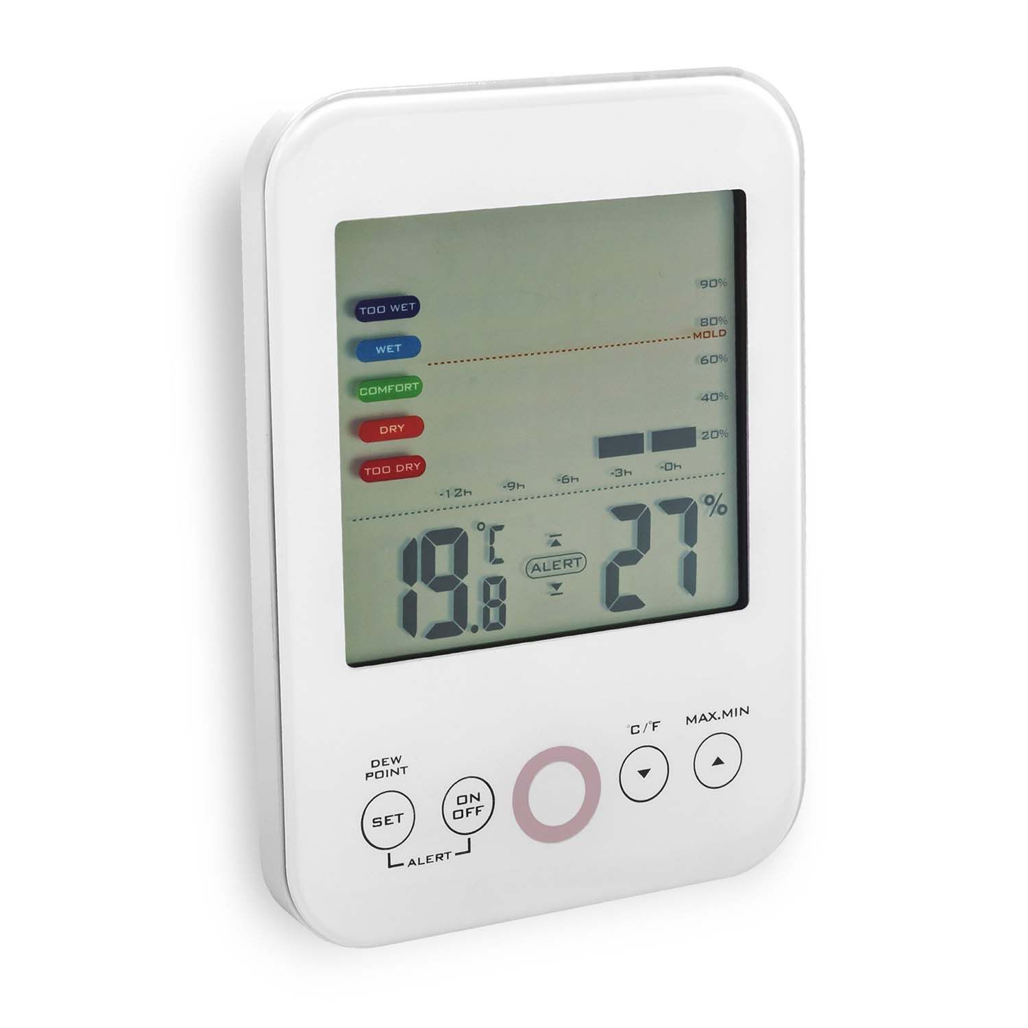Tecno Mold Alert Thermometer & Hygrometer Home Store + More