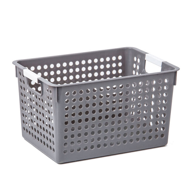 Connect Storage Basket Grey 10L