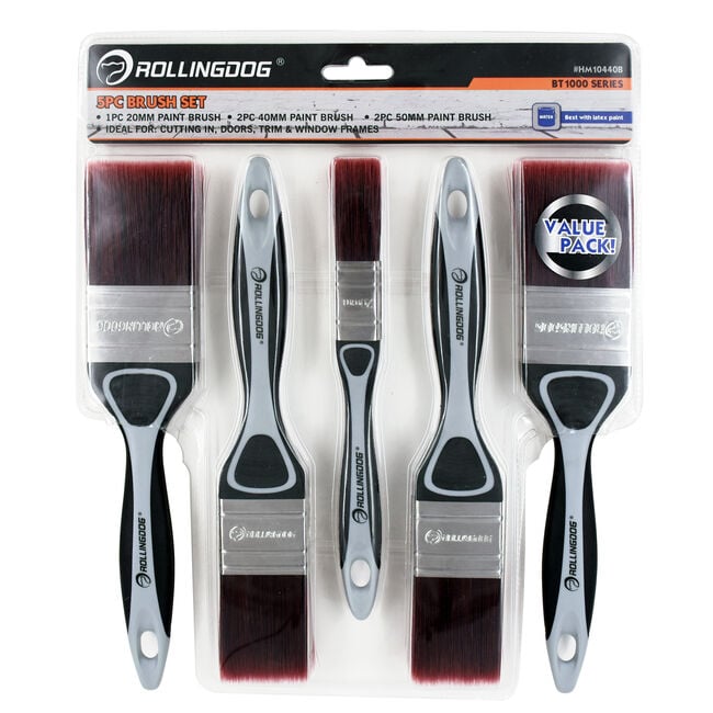 Rolling Dog Premium 5 Piece Brush Set