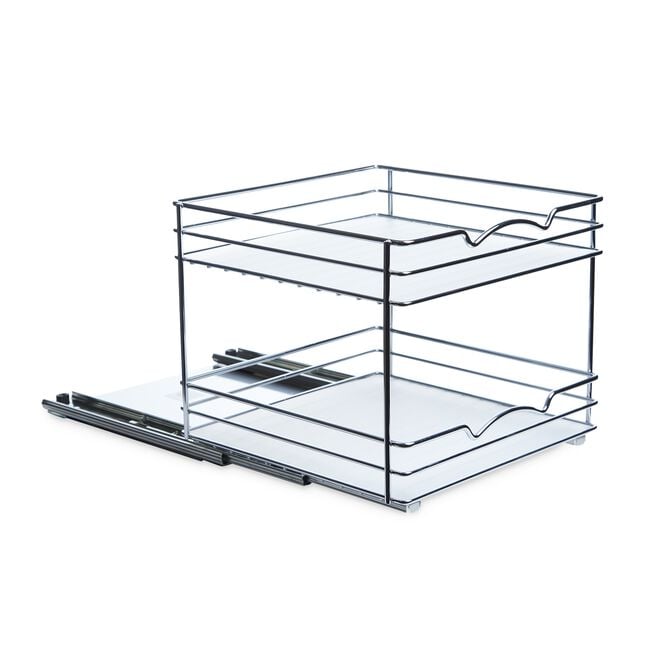 Storage Master Pull-Out 2-Tier Cabinet Organiser 