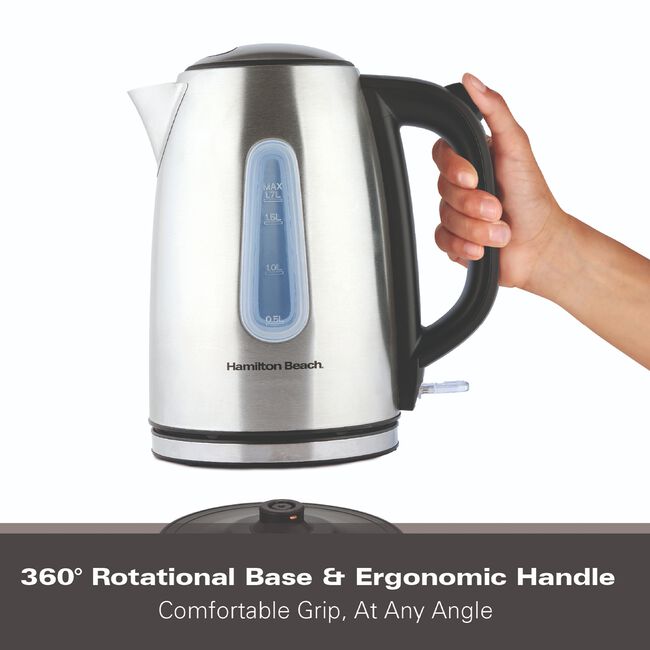 Hamilton Beach 1.7L Stainless Steel Kettle
