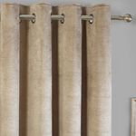 BLACKOUT & THERMAL BANDED GOLD 66x54 Curtain