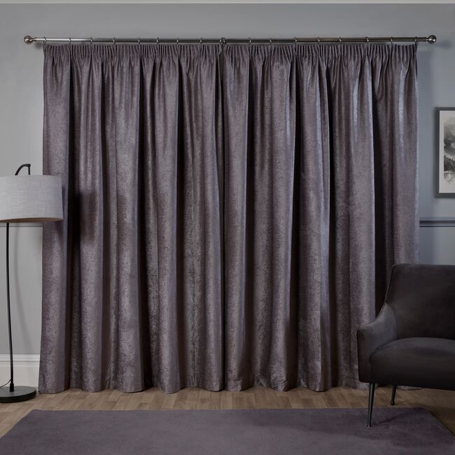 P/PLEAT BLACKOUT THERMAL TEXTURED SLATE 66x54 Ctn