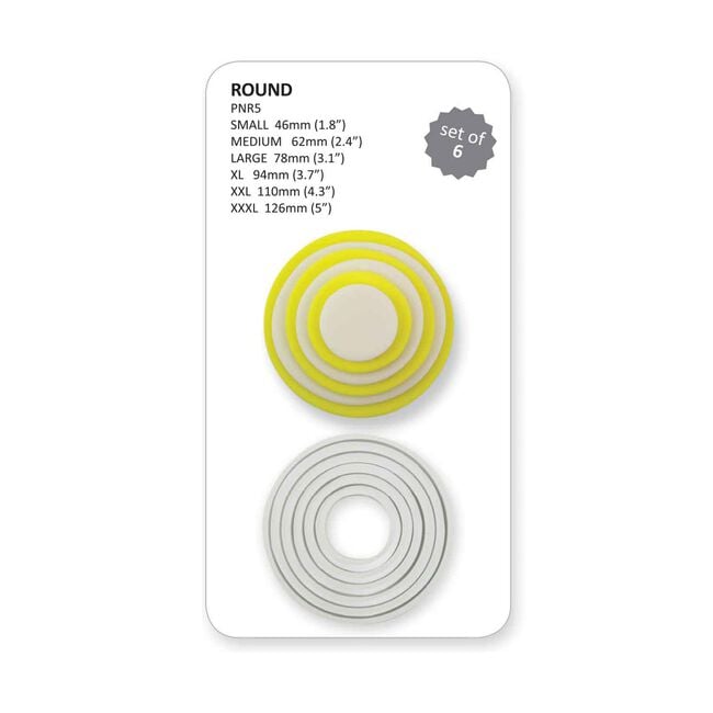 PME Round Cookie Cutter 6 Pack