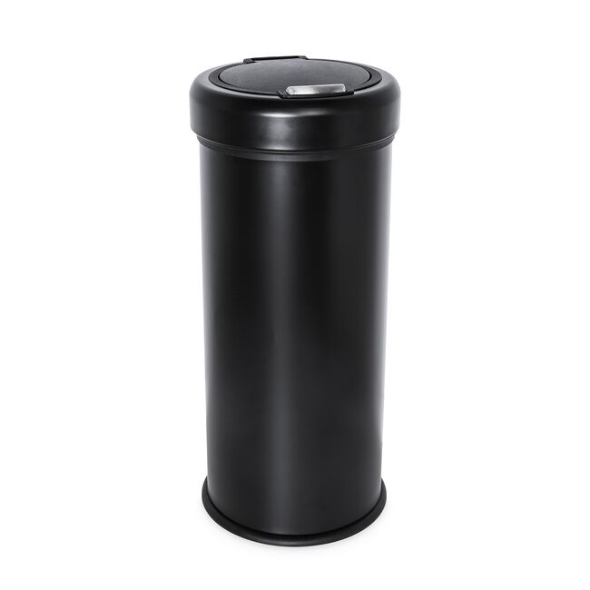 50L SOFT CLOSE Black Bin