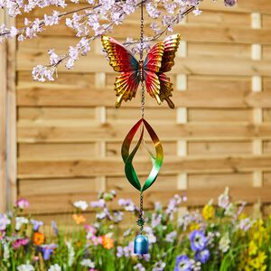 Garden Butterfly Wind Chime Spinner