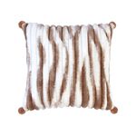 FAUX FUR OMBRE MOCHA 45x45 Cushion