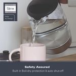 Hamilton Beach 1.7L Glass Kettle