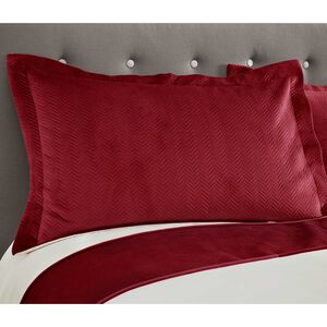 Ribeiro Velvet Pillowshams Red 50 x 75cm