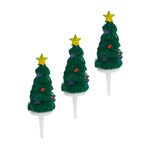 Mini Christmas Tree & Motto Cake Toppers