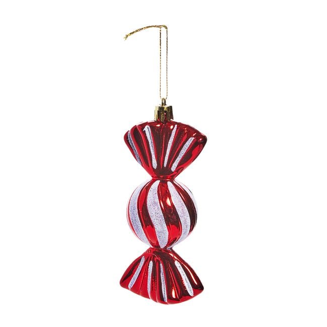 Candy Cane Stripe Tree Decoration 6 Pack