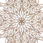 48cm Gold Glitter Star Christmas Tree Decoration