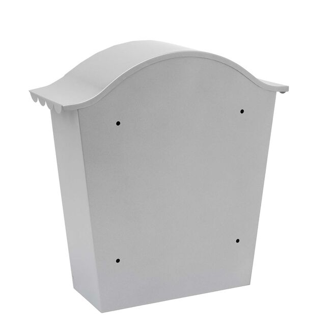 Steel Letterbox Classic French Grey