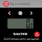 Salter BMI Analyser Black Glass Bathroom Scale