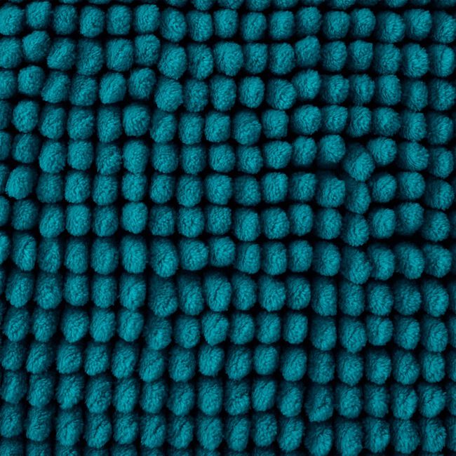 CATHERINE LANSFIELD TEAL BOBBLE 50x80cm Bath Mat