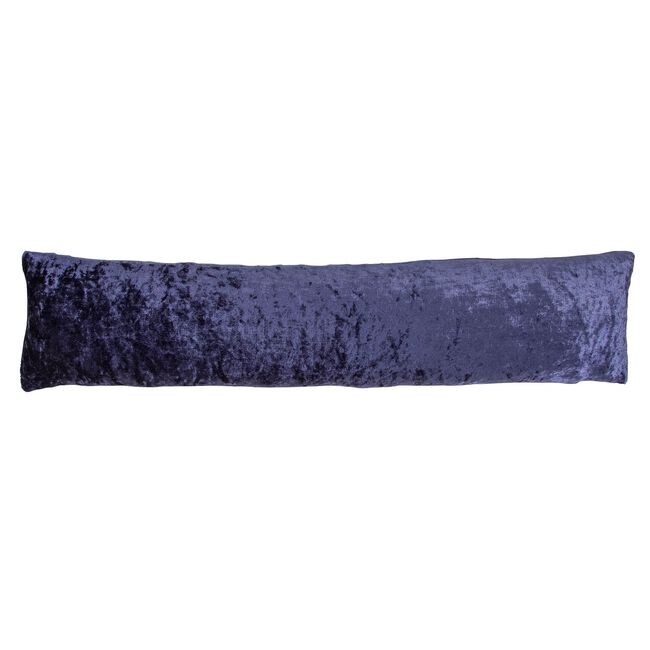 VELVET CRUSH NAVY 22x90 Draught Excluder