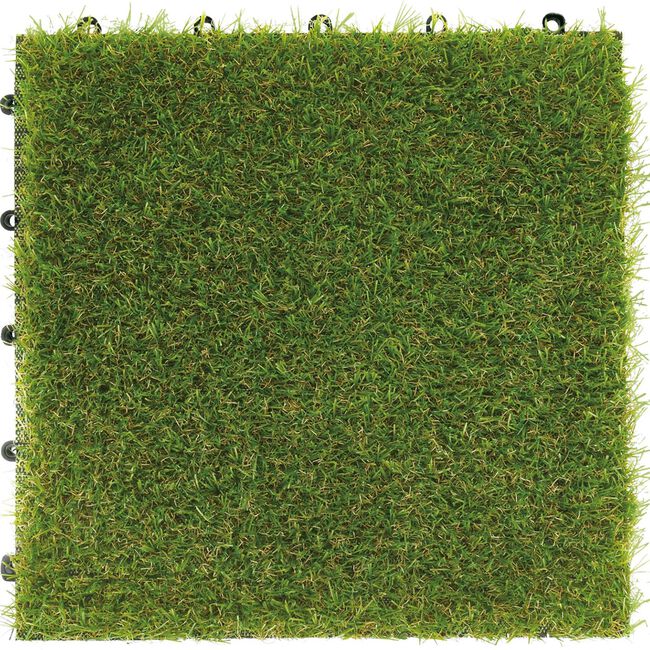 Pack of 4 Garden Grass Tiles