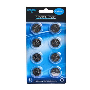 Powerful CR2032 Batteries 8-Pack