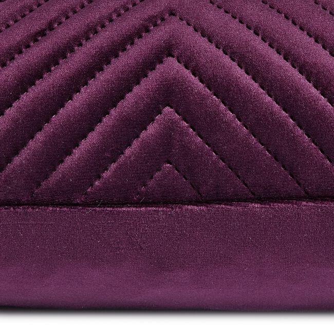TRIANGLE STITCH DEEP PURPLE  45x45 Cushion