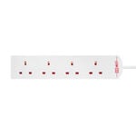 4 Way Extension Lead 2m Blister Pack