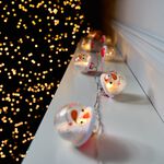 10 Snowman LED String Lights