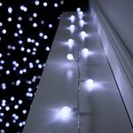 80 WHITE Crystal Berry String Lights
