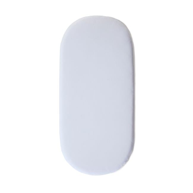 Clair De Lune White Crib Fitted Sheet - 2 Pack