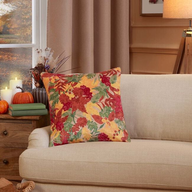 Ruane Autumn Leaves Cushion Cover 45cm x 45cm