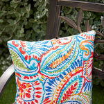 Tropical Print Outdoor Cushion 45cm x 45 - Multi