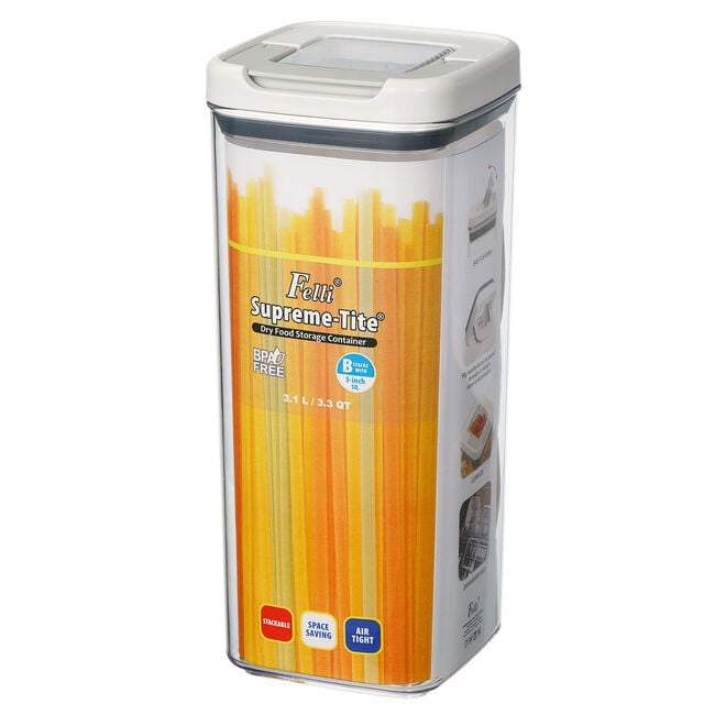 Felli Supreme-Tite Square Food Container 3.1L