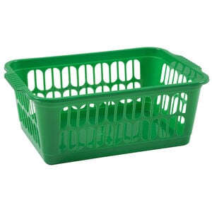 Wham Single Handy Storage Basket Green