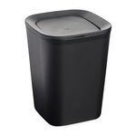 5L EZY STORAGE BLACK SWING LID Bin