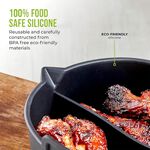 Tower Black Round Air Fryer Tray with Divider